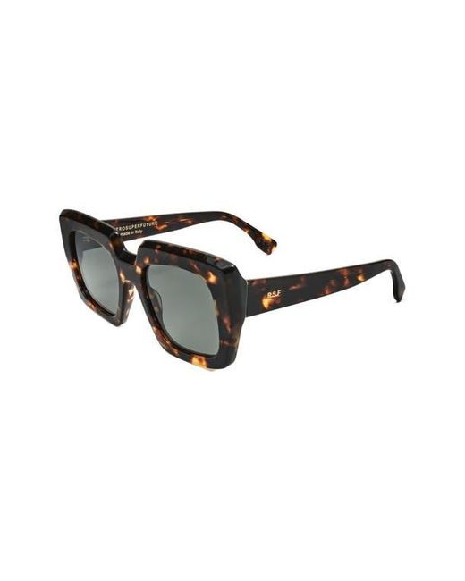 Retrosuperfuture Brown 52Mm Square Sunglasses