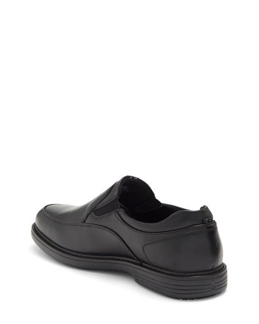 Nunn Bush Black Wade Work Slip Resistant Moc Toe Venetian Loafer for men