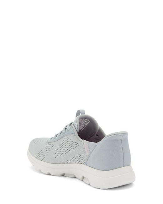 Skechers White Swift-Fit Go Walk 5 Sneaker