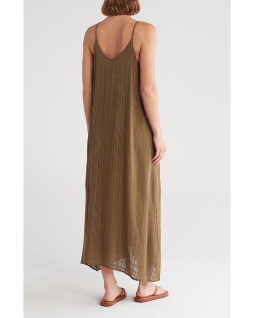 Nordstrom Natural Flowy Cover-up Maxi Dress