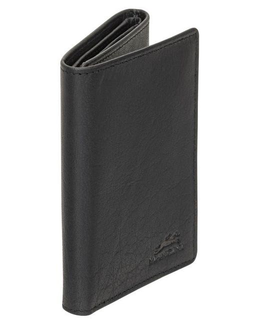 Mancini Black Rfid Trifold Wallet for men