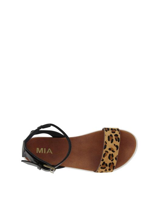 mia lunna platform ankle strap sandal