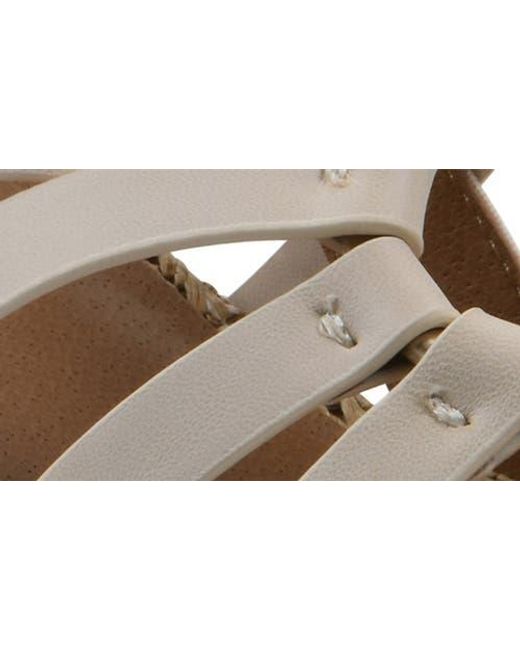 White Mountain Multicolor Ataps Wedge Slingback Sandal