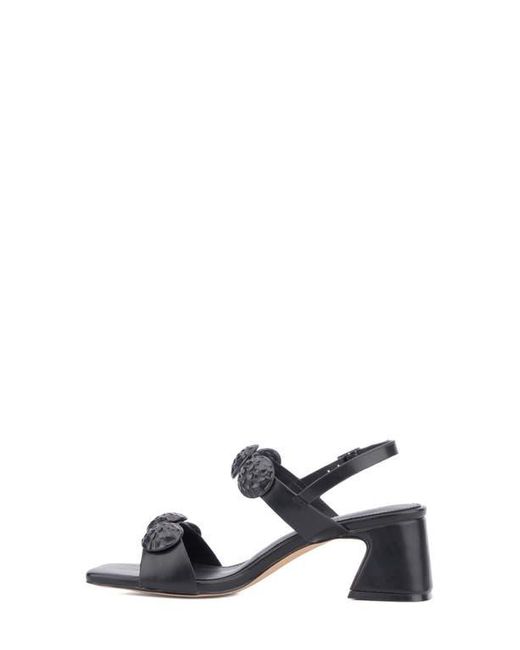 TORGEIS Metallic Felicia Square Toe Sandal