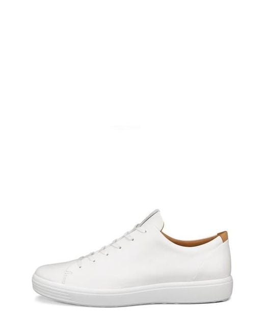 Ecco White Soft 7 Premier Sneaker for men