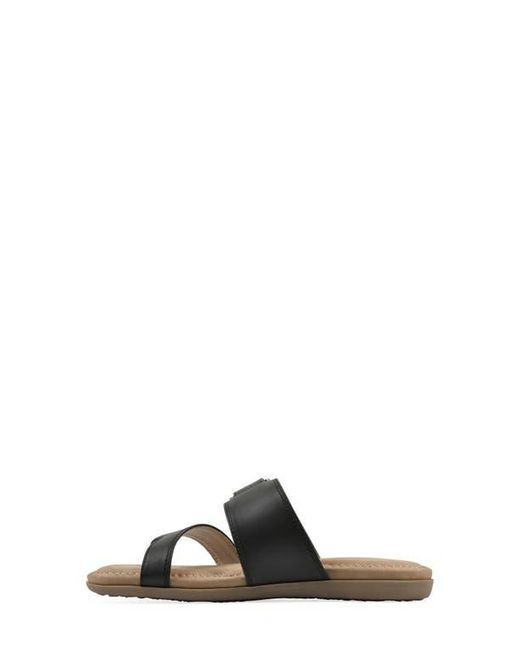 White Mountain Brown Fancify Toe Loop Sandal