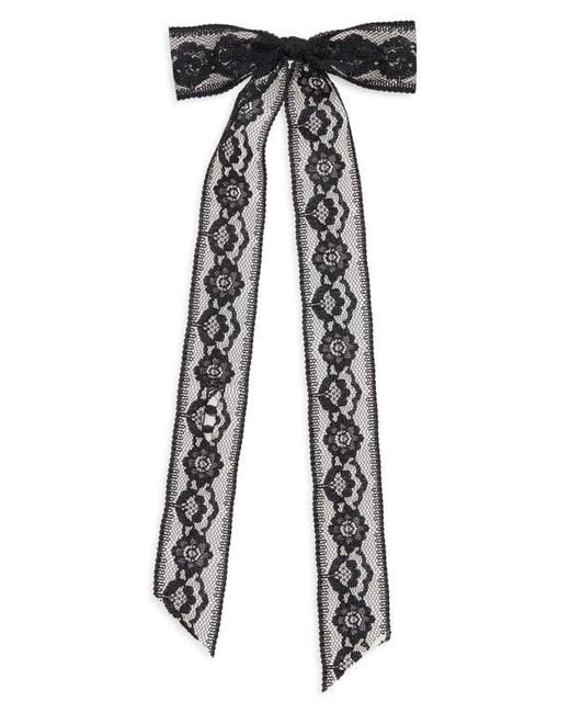 BP. Black Lace Bow Barrette