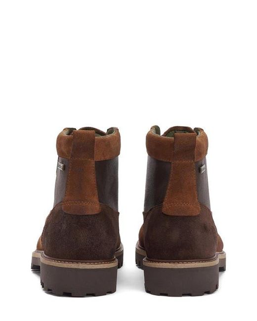 Barbour Brown Sheene Moc Toe Boot for men