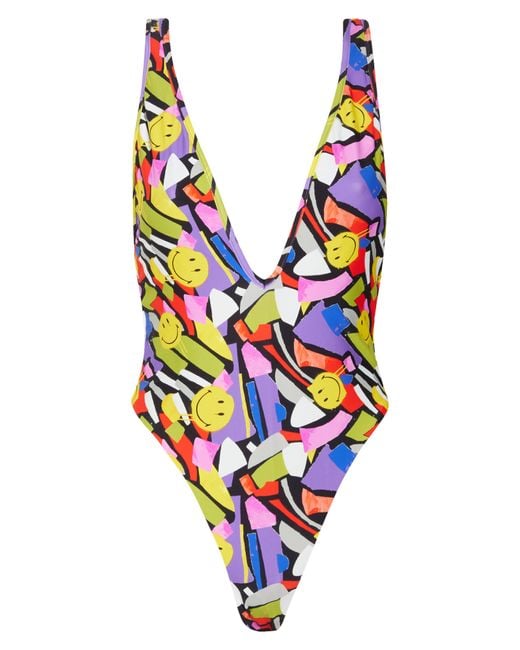 Maaji Multicolor Smiledelic Shims One-piece Swimsuit