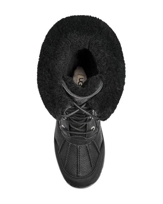 Ugg Black Adirondack Iii Waterproof Tall Boot