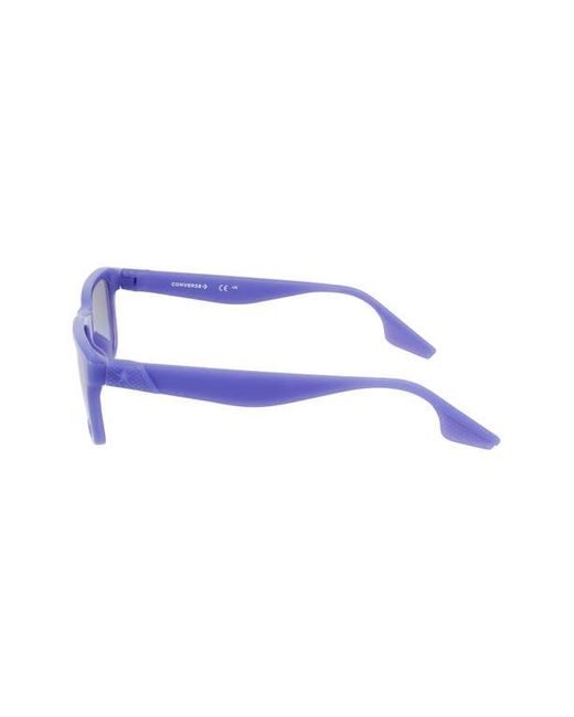 Converse Blue Restore 54Mm Rectangular Sunglasses