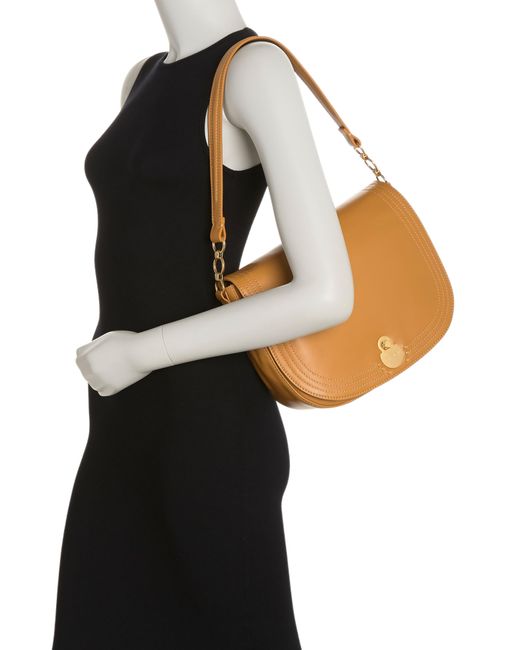 Longchamp Flap Shoulder Tote Bag in Orange for Men Lyst