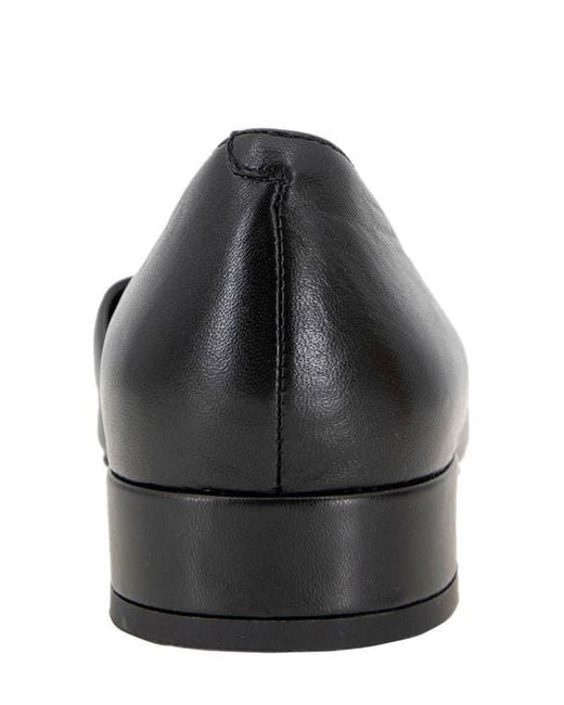 Kenneth Cole Black Carmina Half D'Orsay Flat