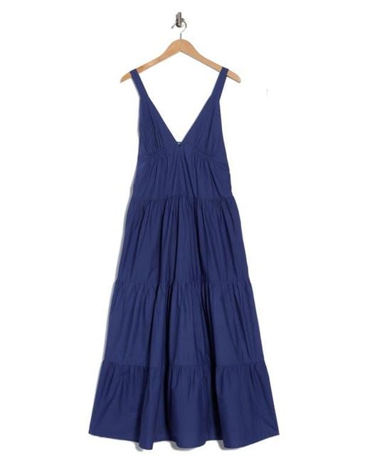 AREA STARS Blue Tiered Babydoll Dress