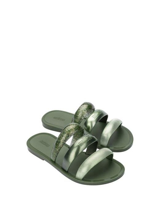 Melissa Green Eclipse Slide Sandal