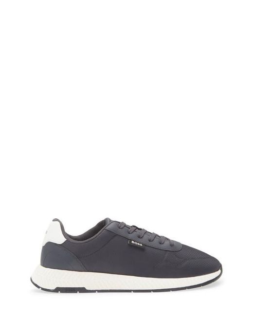 Boss Blue Titanium Runn Sneaker for men