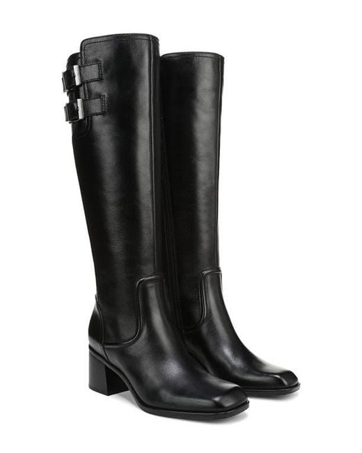 27 EDIT Naturalizer Black Idris Riding Boot
