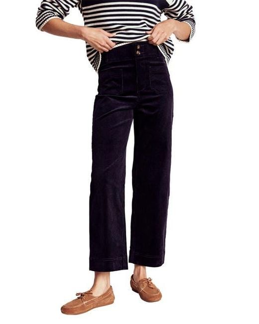 Boden Blue Patch Pocket Corduroy Pants