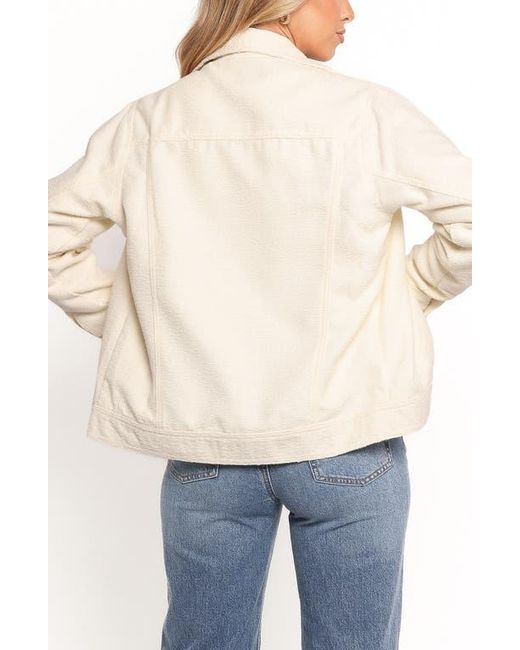 Petal & Pup Natural Sandy Bouclé Jacket