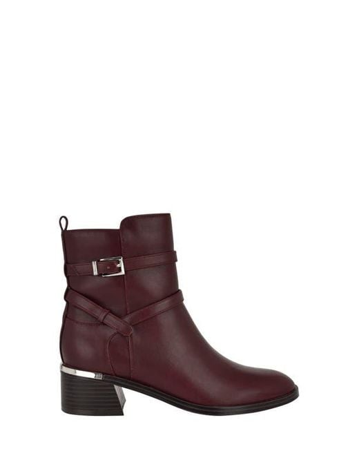 Calvin Klein Purple Jansen Bootie
