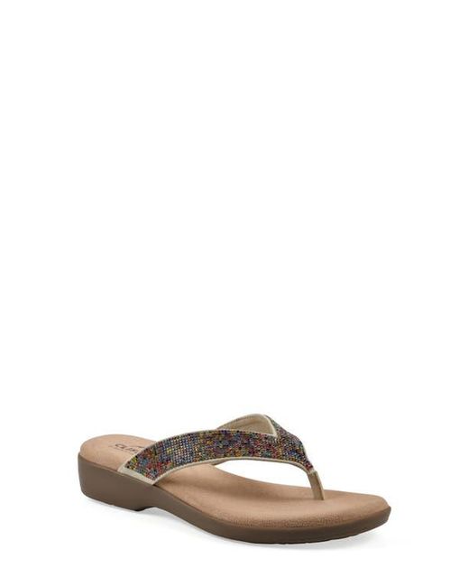 White Mountain Brown Becharm Sandal