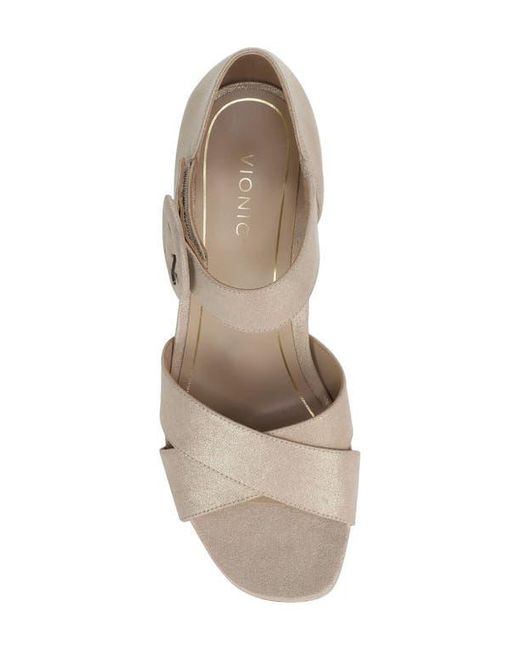 Vionic Metallic Soraya Heel Sandal