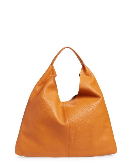 Kurt Geiger Brown Violet Leather Hobo Bag