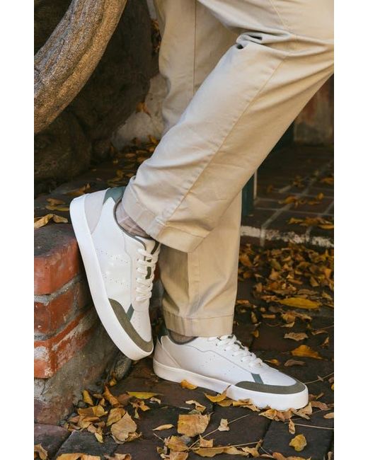Mykos White Dane Low Top Sneaker for men