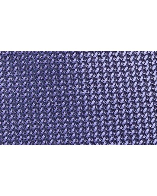 Tom Baine Blue Geometric Texture Tie for men