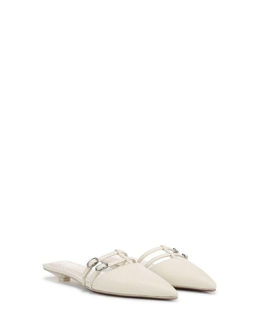 Franco Sarto White Pia Pointed Toe Mule