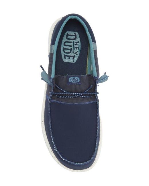 HeyDude Blue Wally Sneaker for men