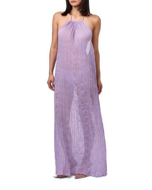 cult naked purple dress Museum jumpsuit in Purple