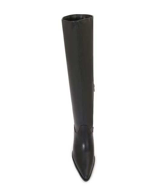 BERNESS Black Cone Heel Knee High Boot