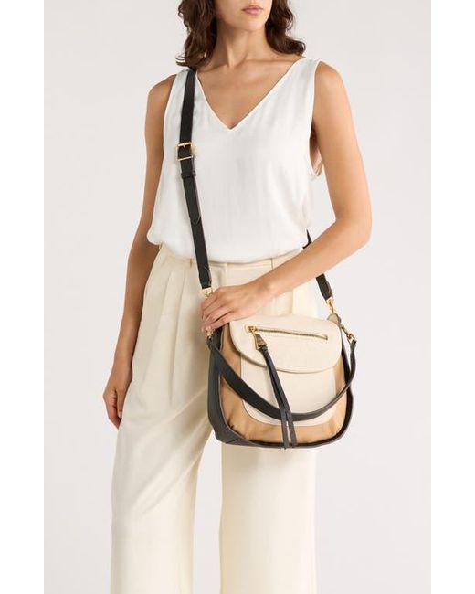 Aimee Kestenberg Metallic Vera Leather Convertible Shoulder Bag