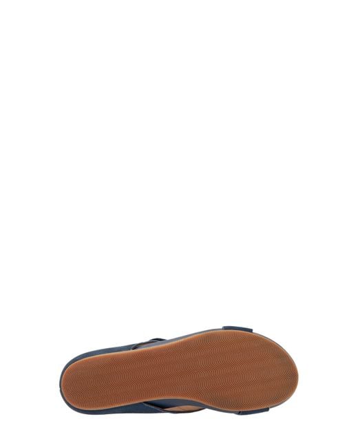 Softwalk Camilla Cross Strap Sandal in Blue Lyst