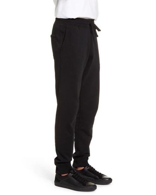 Reigning Champ Black Slim Fit Terry Sweatpants for men