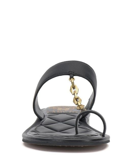 Vince Camuto Black Lexie Toe Loop Sandal