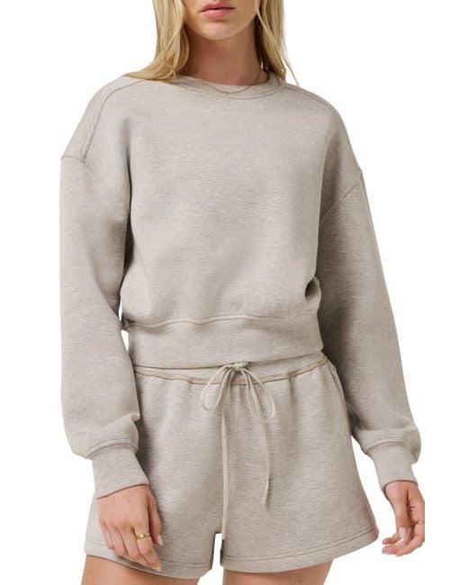 Travis Mathew Gray Cloudscape Sweatshirt