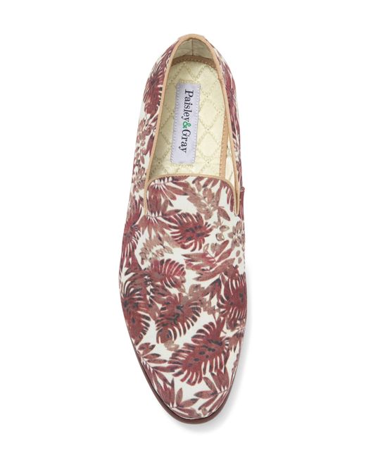 Paisley & Gray Pink Paisley & Gray Bow Embellished Loafer for men