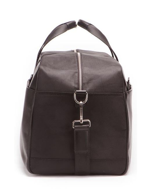 PINOPORTE Brown Weekend Leather Duffle Bag for men