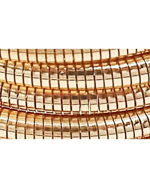 Adornia Metallic Flexible Coil Stack Bracelet