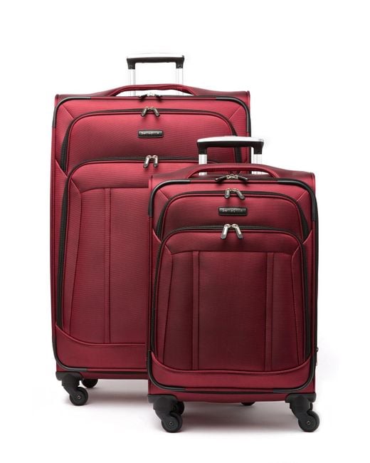 Samsonite Red Mayville 2-piece Luggage Set for men