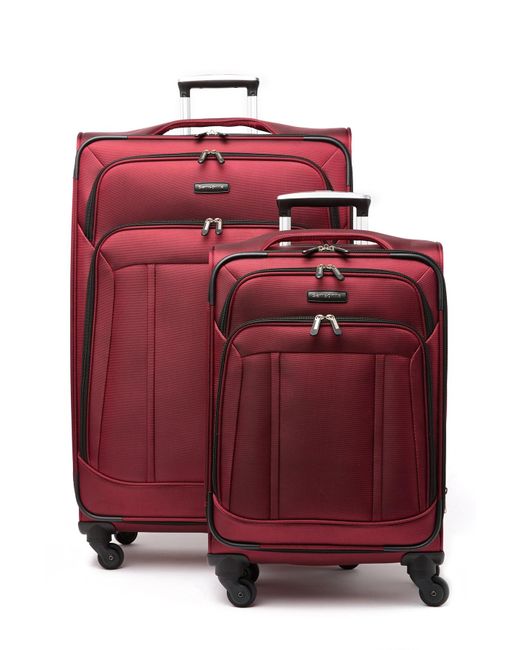 Samsonite Red Mayville 2-piece Luggage Set for men