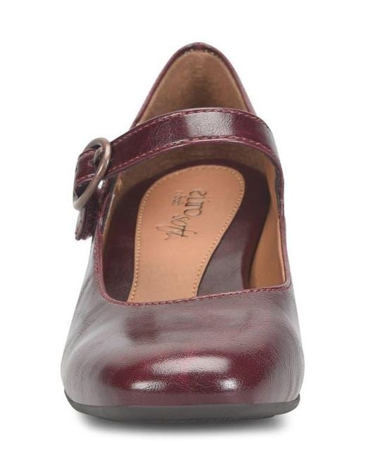 EuroSoft Brown Paulette Mary Jane Pump
