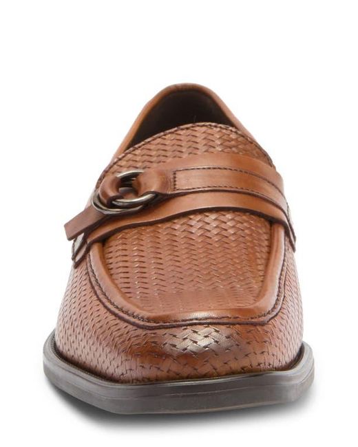 Steve Madden Brown Respin Double Ring Buckle Loafer for men