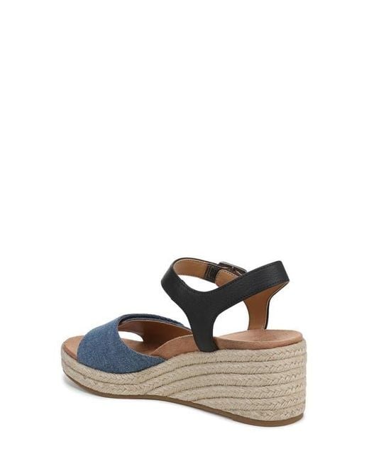 Vionic Blue Sable Wedge Sandal
