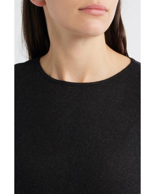 Mavi Black Basic Wool Blend T-Shirt