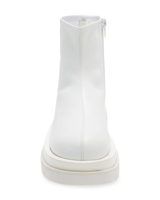 Jeffrey Campbell Tanker Boot In White At Nordstrom Rack