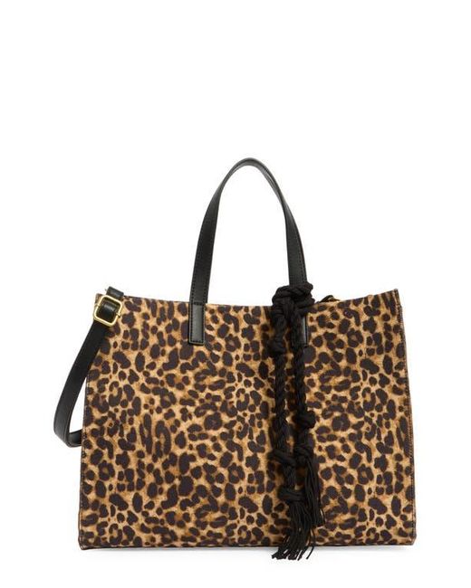 Vince Camuto Brown Aalis Canvas Tote Bag