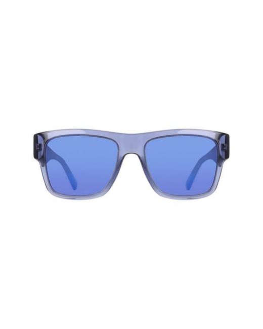 Dragon Blue 56Mm Square Sunglasses